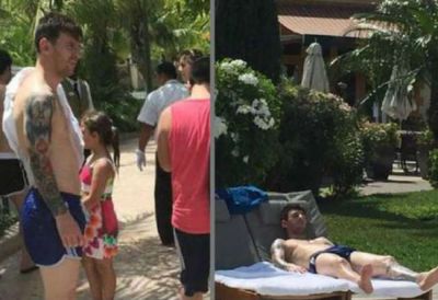 Las vacaciones de Messi lejos de las cr�ticas