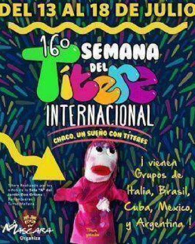 Este lunes arranca la 16� Semana del T�tere Internacional en Chaco