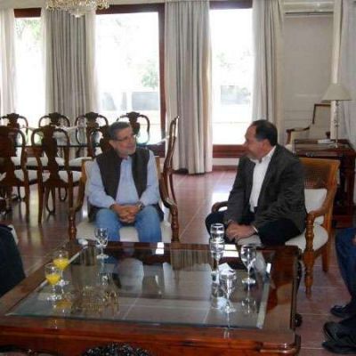 Beder recibi� al intendente electo de Rosario Vera Pe�aloza