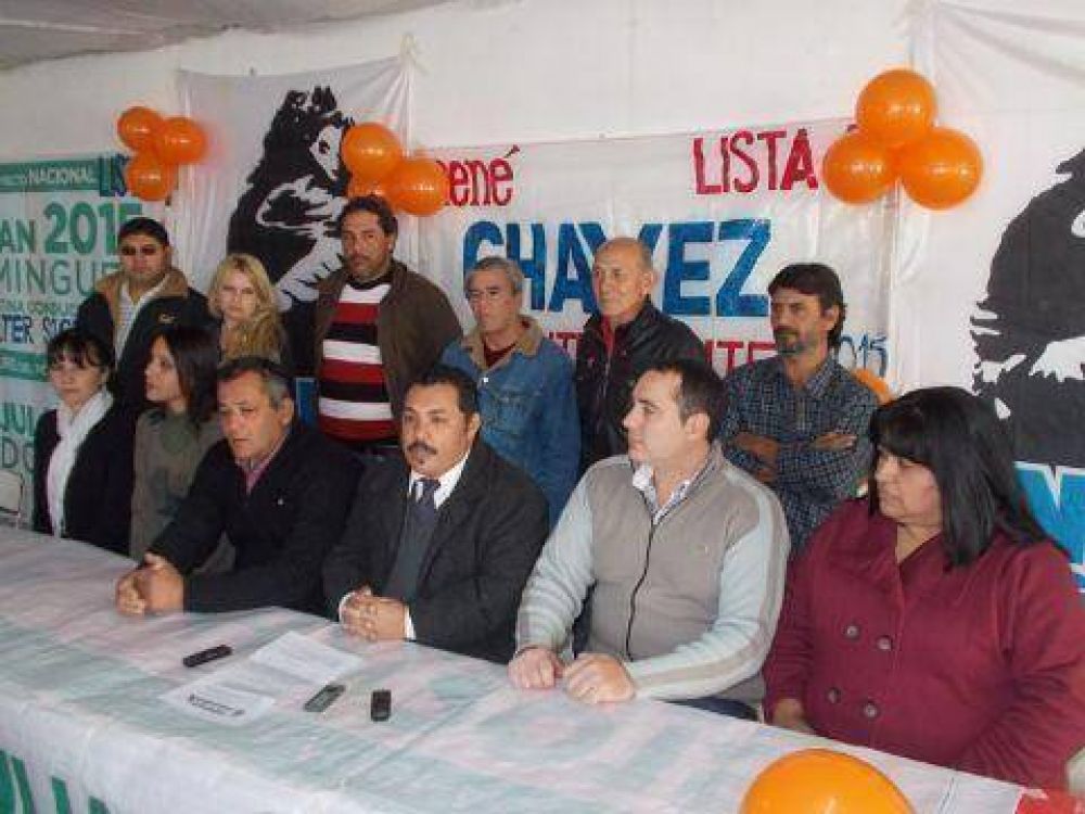 Ch�vez: �Nos sentimos orgullosos de participar del Frente para la Victoria�