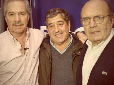 Atilio Roncoroni con Felipe Sol� en San Mart�n