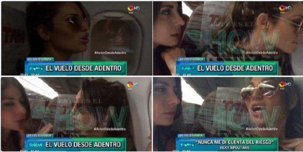 Vicky Xipolitakis revivi� el vuelo del esc�ndalo: 