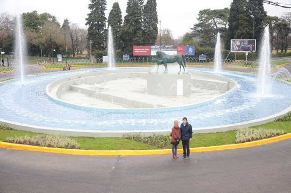 Se inaugur� la renovada rotonda de Avenida M�rquez en San Isidro