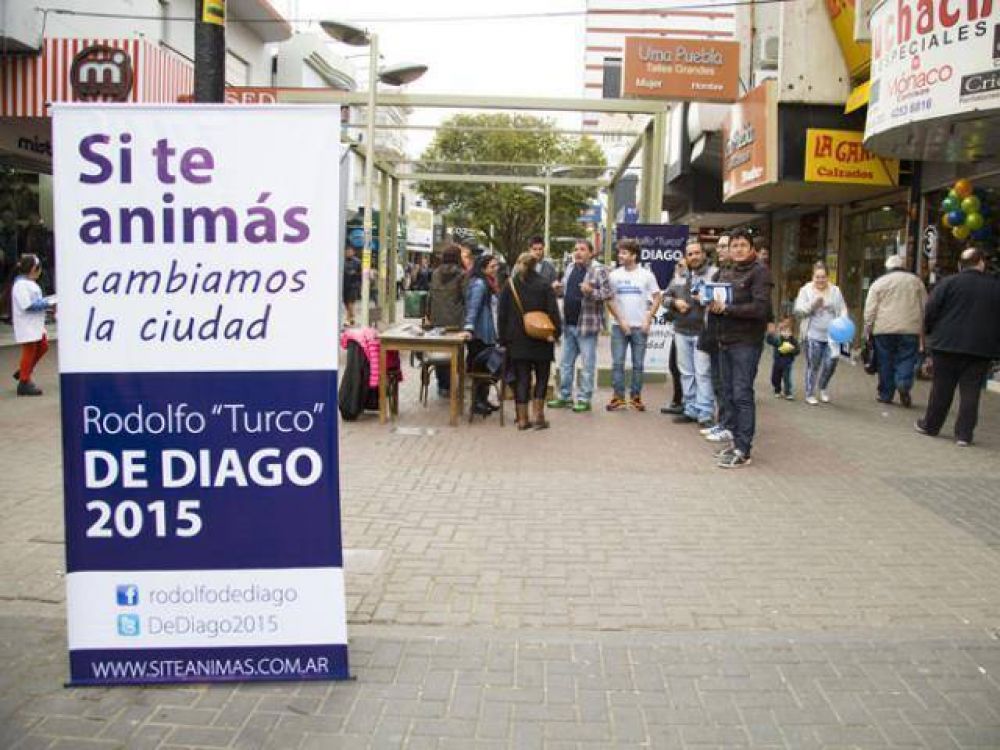 Campa�a en la peatonal