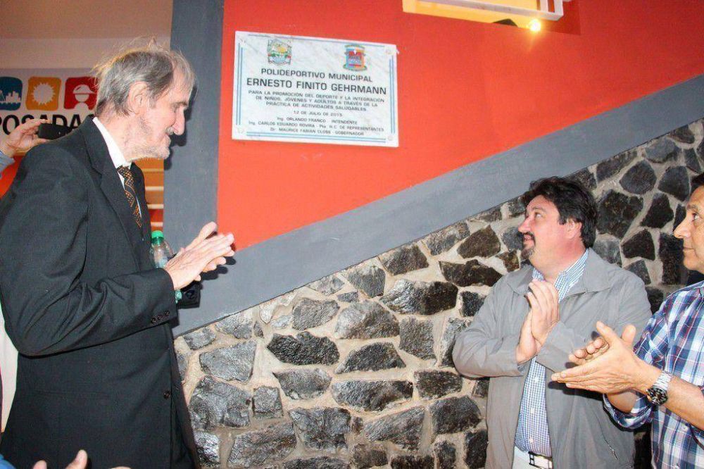 Closs: �El Polideportivo Finito Gehrmann est� preparado para recibir alta competencia�
