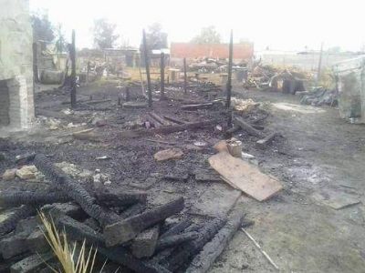 Informe policial del incendio en Villa General Savio
