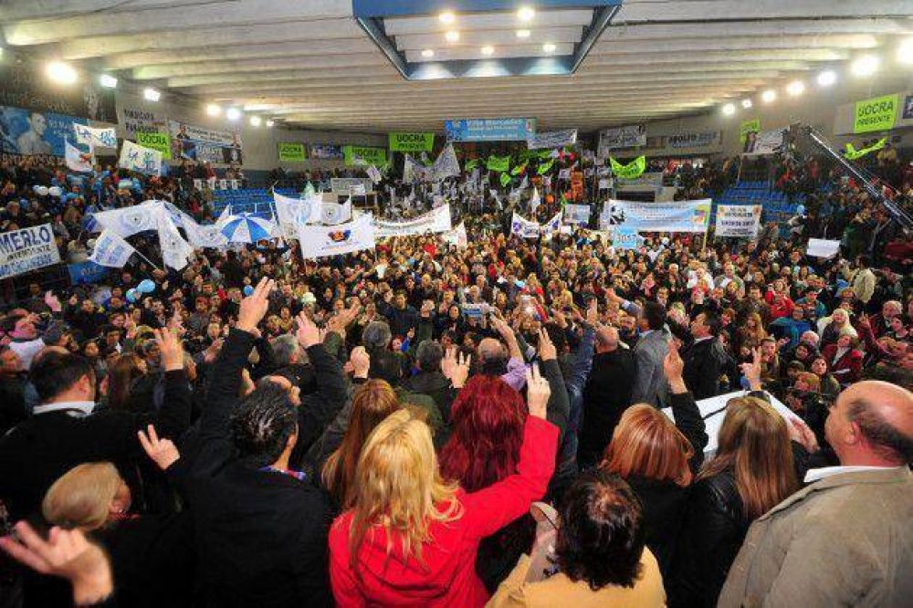 En un multitudinario acto, el peronismo present sus candidatos en Villa Mercedes