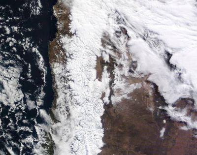 La nevada ca�da dej� un aporte moderado al riego