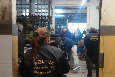 Clausuraron taller mec�nico y secuestraron siete motores adulterados: hay un detenido