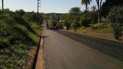 Avanza la ejecuci�n del plan �Pavimento sobre Empedrado� en Ober� y Alem