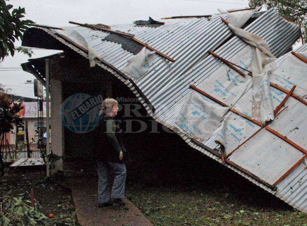 Posadas : el temporal