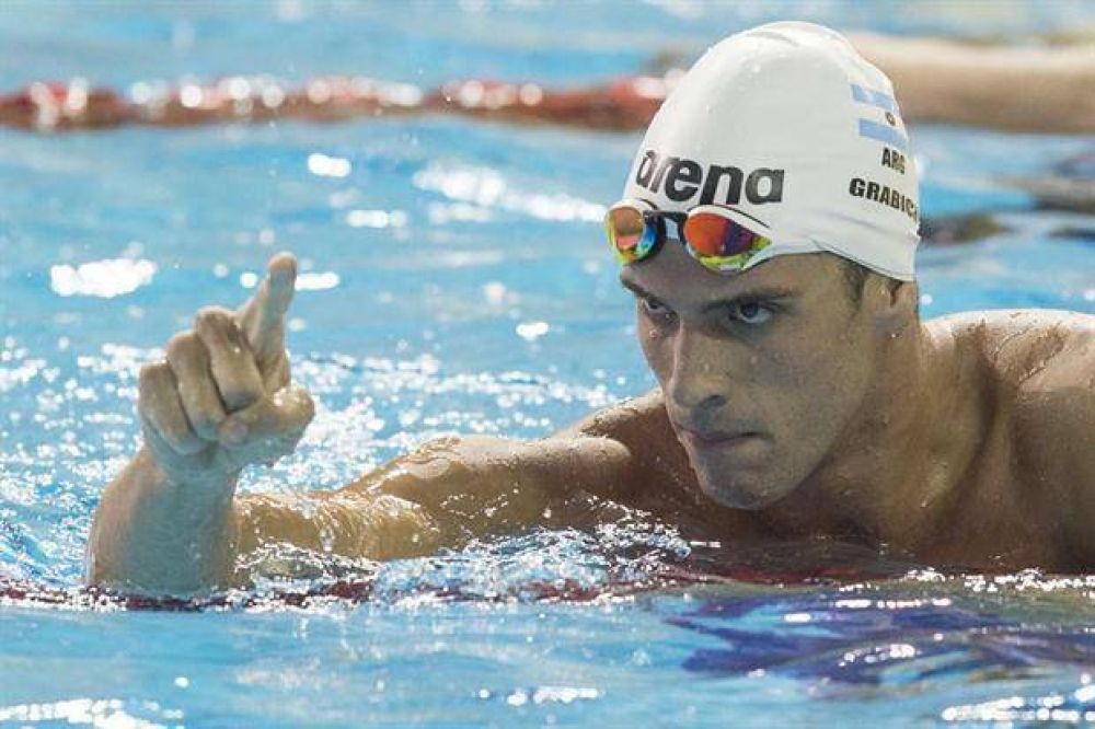 Federico Grabich vol� en el agua: consigui� el oro en los 100 metros libre