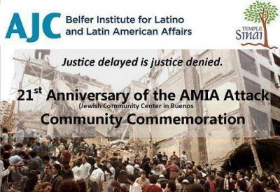 Se desarrollar� un acto por el aniversario al atentado a la AMIA en Miami