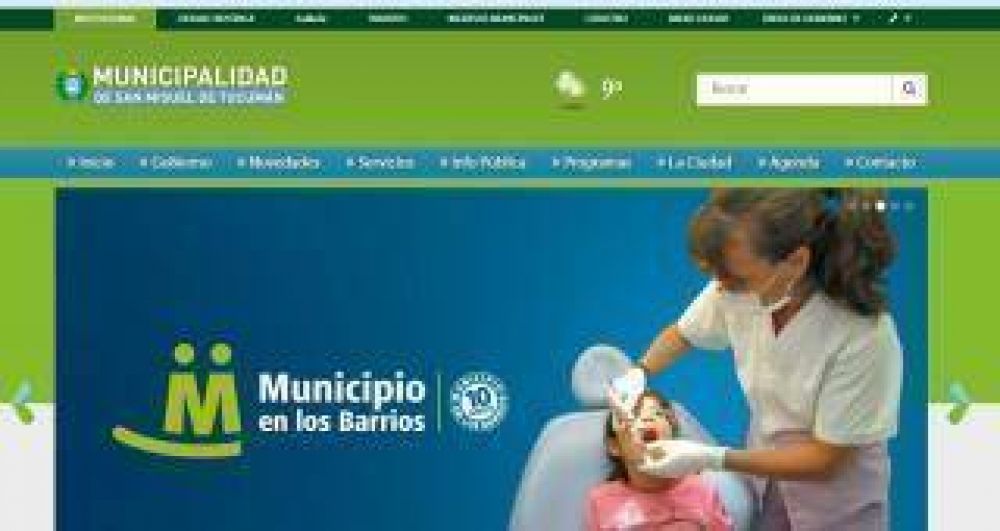La web de la Municipalidad fue atacada por hackers