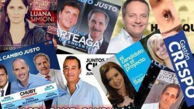 El top five de los distritos con m�s candidatos