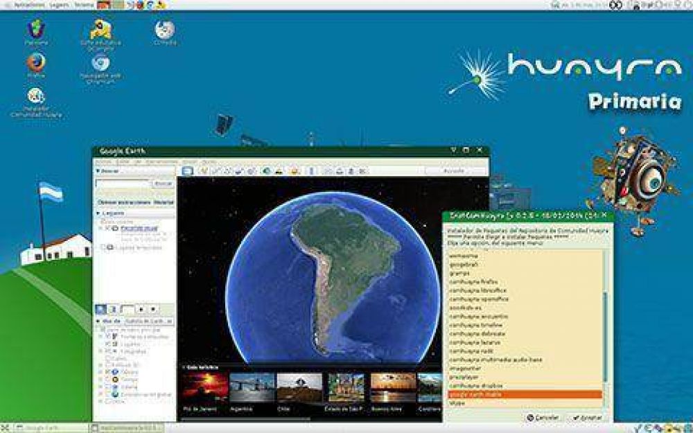 Presentan en Santa Cruz software libre “Huayra Primaria”