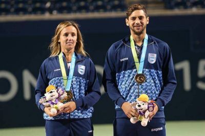 El tenis le dio a la Argentina el s�ptimo oro en los Panamericanos de Toronto 2015