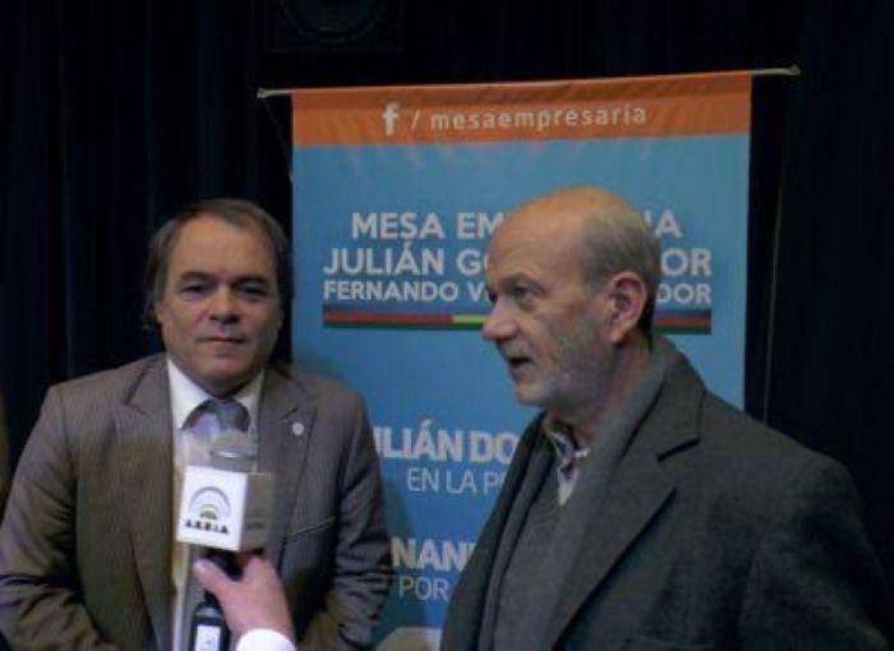 Presentaron la �Mesa Empresaria Juli�n Gobernador - Fernando Vicegobernador�