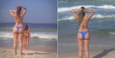 Rumores de una separaci�n: Bel�n Francese se fue a la playa para poder olvidar y superar la crisis