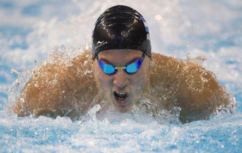 El cordob�s Grassi, medalla de plata en 100 metros mariposa