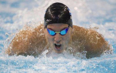 El cordob�s Grassi, medalla de plata en 100 metros mariposa