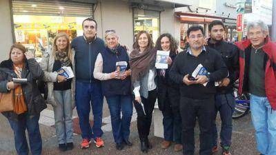 Candidatos del Frente Renovador recorrieron la ciudad	