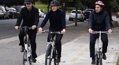 Macri cerr� la campa�a de Larreta en bici