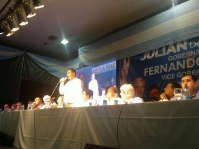 Desde SOSBA, la Mesa Sindical Regional respald� la f�rmula Dom�nguez � Espinoza