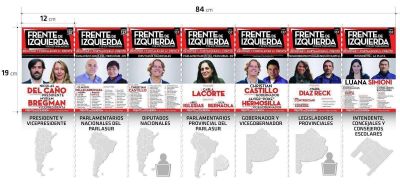 Las boletas en la Provincia medir�n casi un metro
