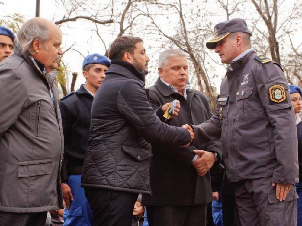 Patricio Mussi y Granados en el egreso de 318 polic�as