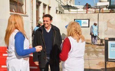 Katopodis supervis� obras en la primaria N� 47, de Villa Ballester