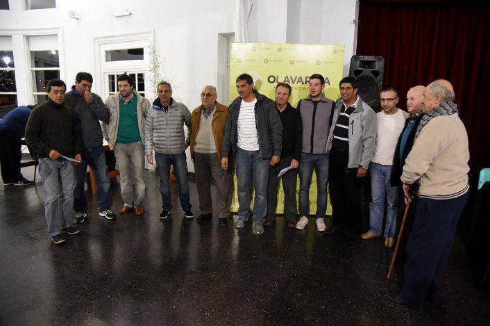 Entregaron subsidios a los clubes locales