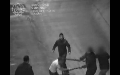 Las c�maras del Centro de Monitoreo registraron un intento de homicidio