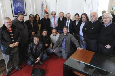 An�bal y Sabbatella se reunieron con la dirigencia de la CTA