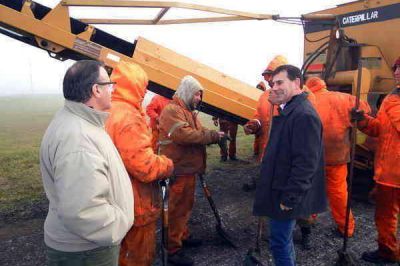 Comenzaron los trabajos en la Ruta Provincial N� 80