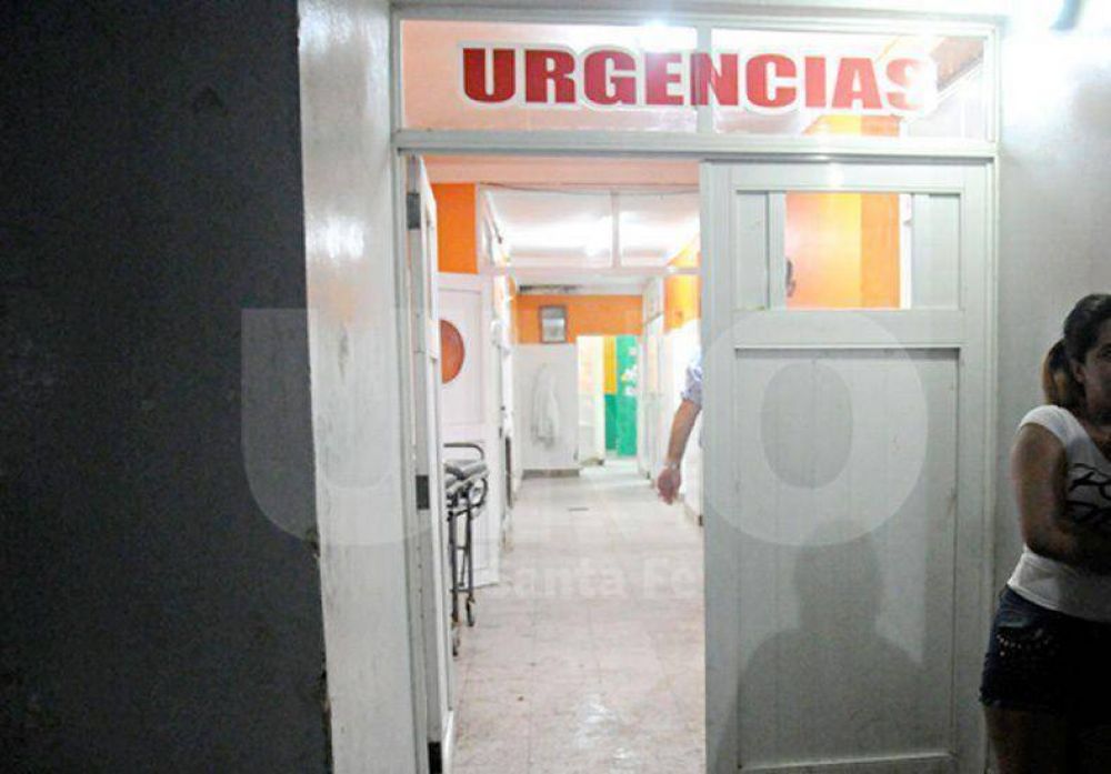 Muri� el conductor de una moto en un choque, y se salv� de milagro su hijo de cuatro a�os