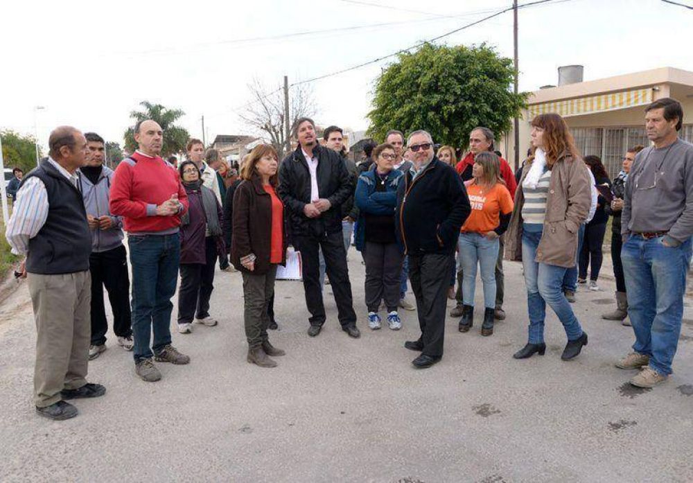 En Parque Mayor avanzan obras de pavimentaci�n y luminarias