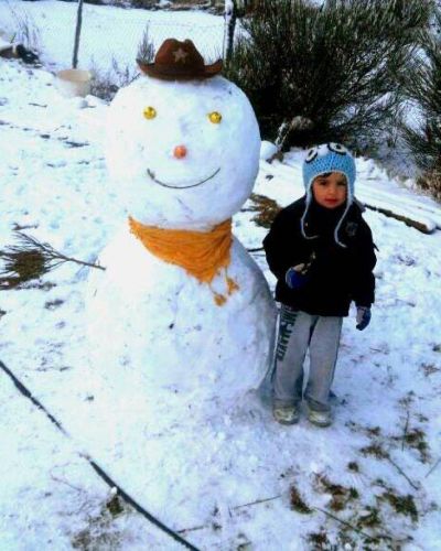 En el barrio Malvinas: premiar�n al mu�eco de nieve con m�s votos