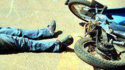 Motociclista protagoniz� accidente de transito