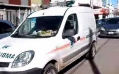 Ca�uelas: Pol�mica por una ambulancia que difunde spot de candidato macrista