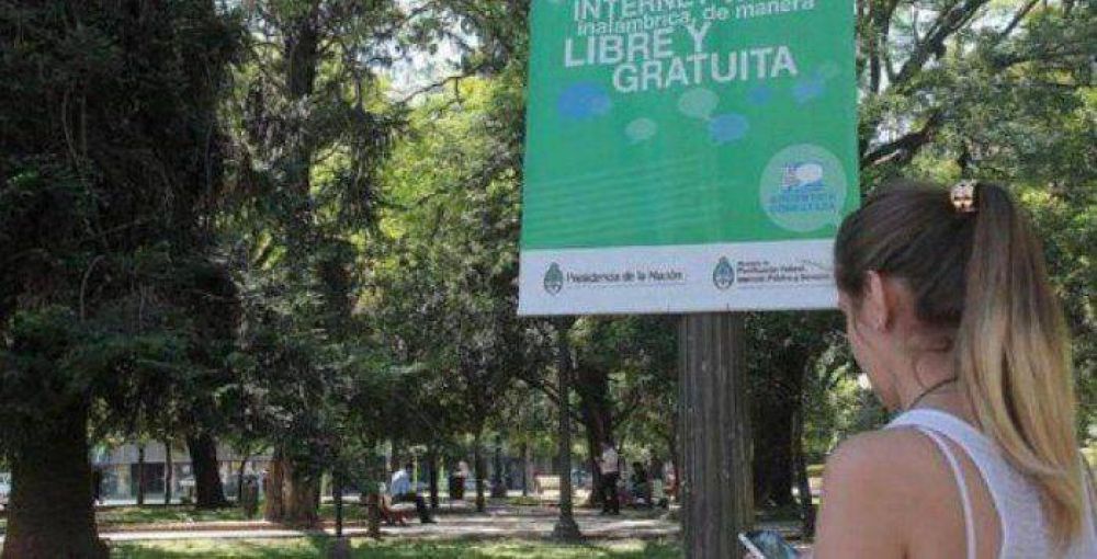 Ya funciona el wi-fi gratuito en 10 espacios p�blicos de la Ciudad