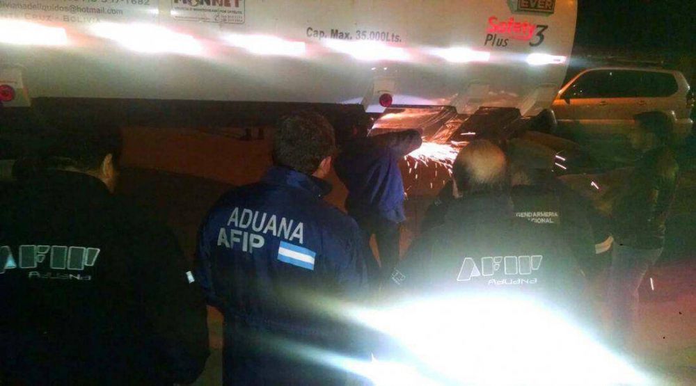 Secuestran mas de 100 kg de droga en Salvador Mazza