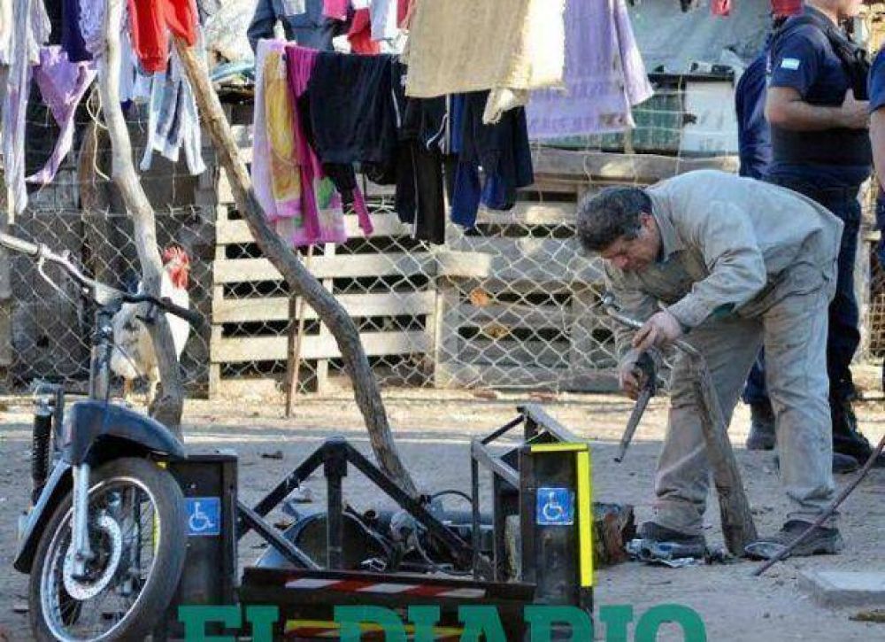 Oscar volver a sonrer: encontraron la moto robada al joven discapacitado