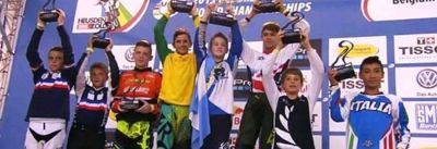 Riojanito consigui� un t�tulo mundial en el BMX en B�lgica