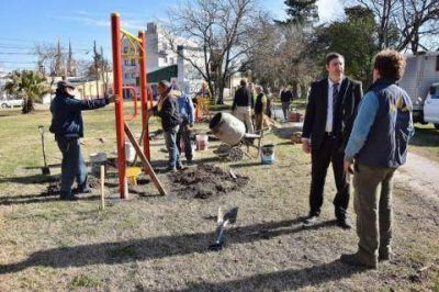 Avanza la creaci�n del �Gimnasio Urbano� en el Parque San Mart�n