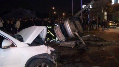 Choque y vuelco en Constituci�n y Chubut: dos heridos 