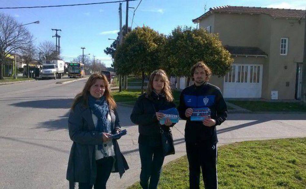 Precandidatos progresistas en los barrios