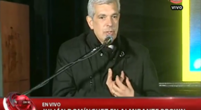 Dom�nguez: �Ojala que pueda volver a Almirante Brown como pr�ximo gobernador�