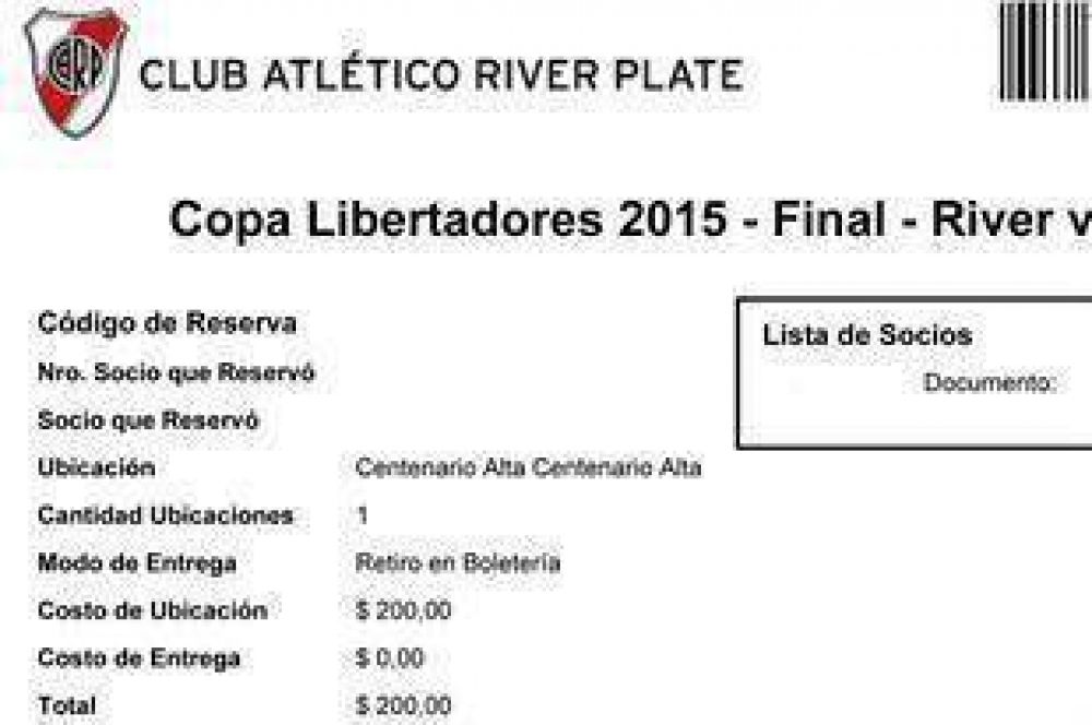 De $200 a $750, los precios de las entradas para ver la final de River en el Monumental
