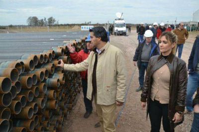 Gasoducto: Capitanich recorri� el obrador